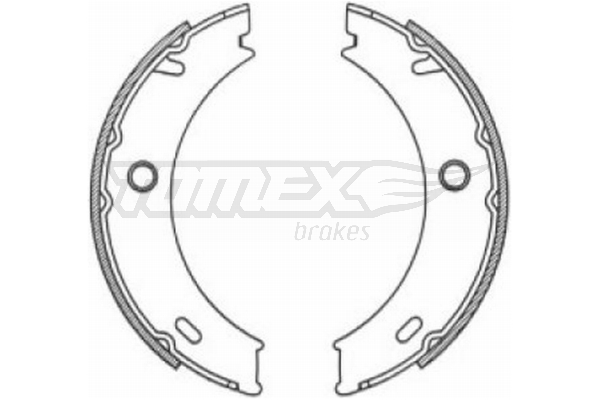 Sada brzdových čeľustí TOMEX Brakes